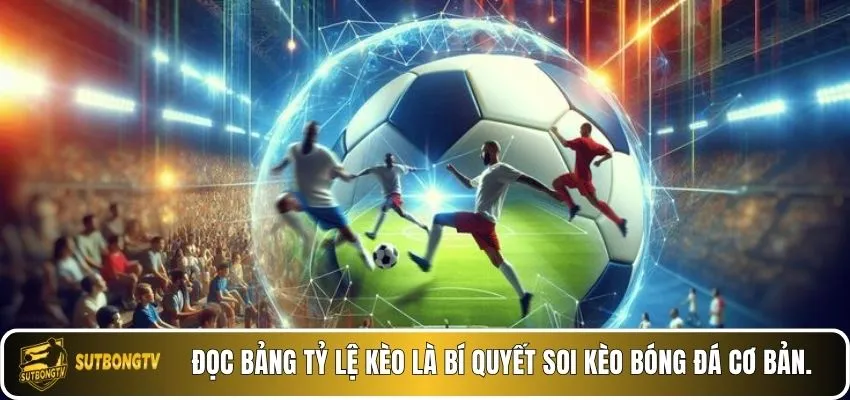 Đọc bảng tỷ lệ kèo là bí quyết soi kèo bóng đá cơ bản.